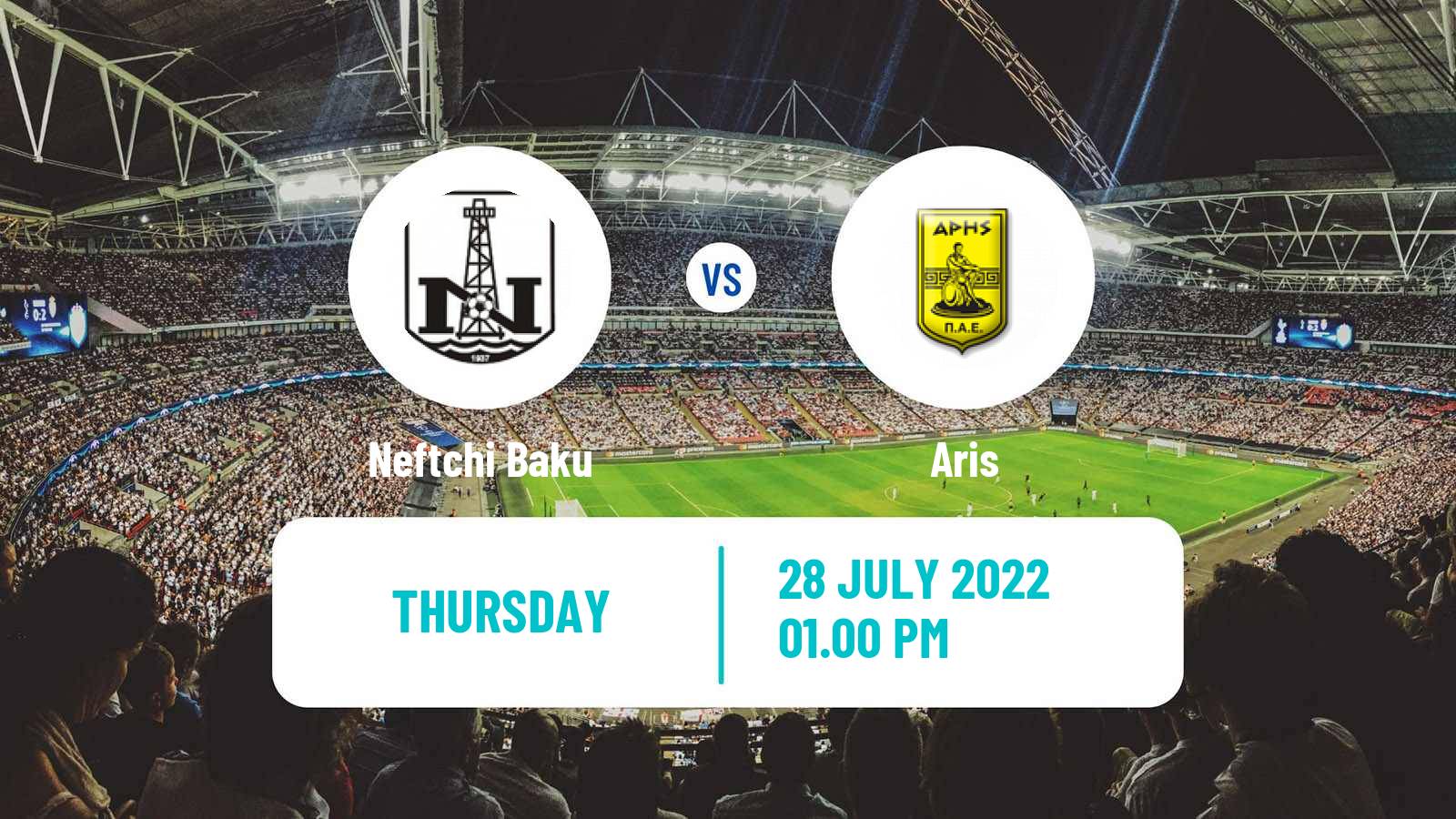 Soccer UEFA Europa Conference League Neftchi Baku - Aris