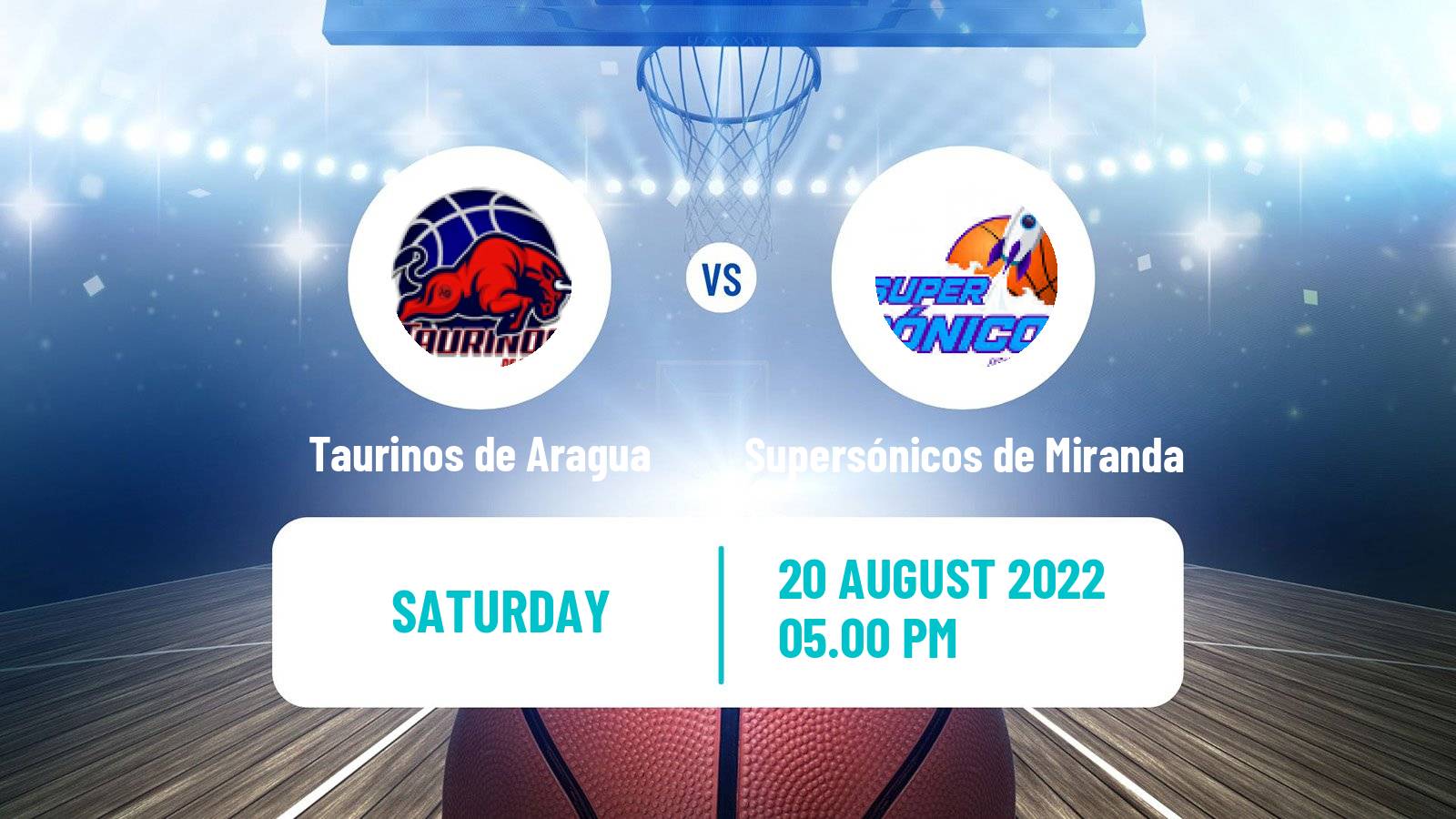 Basketball Venezuelan Superliga Basketball Taurinos de Aragua - Supersónicos de Miranda