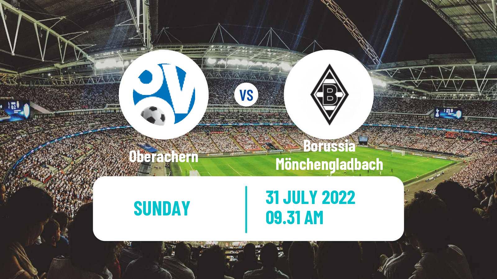 Soccer German DFB Pokal Oberachern - Borussia Mönchengladbach