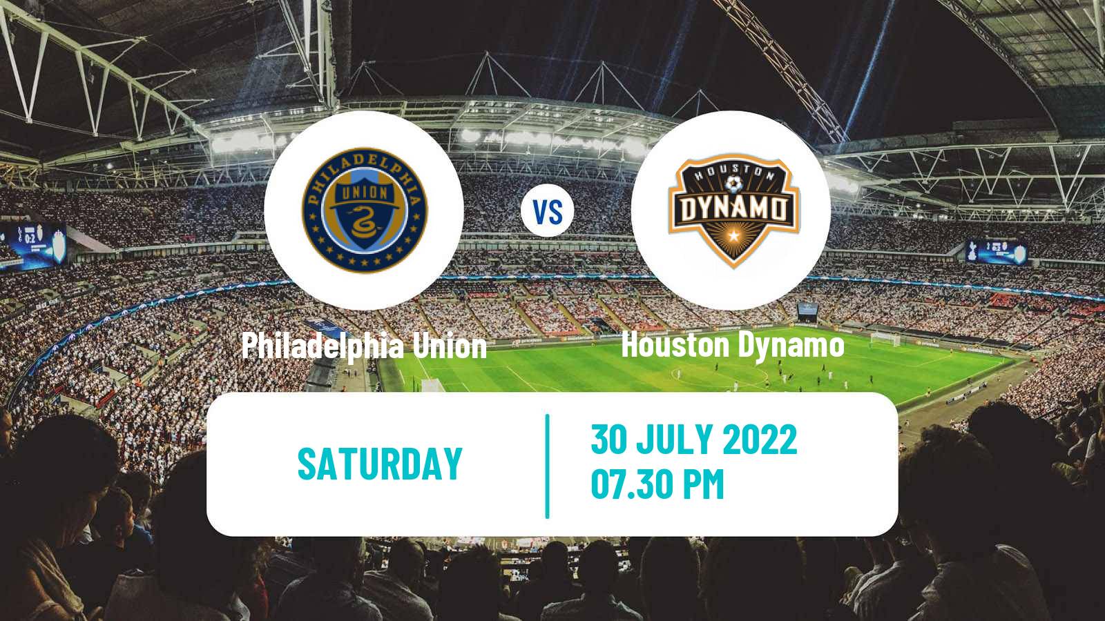 Soccer MLS Philadelphia Union - Houston Dynamo