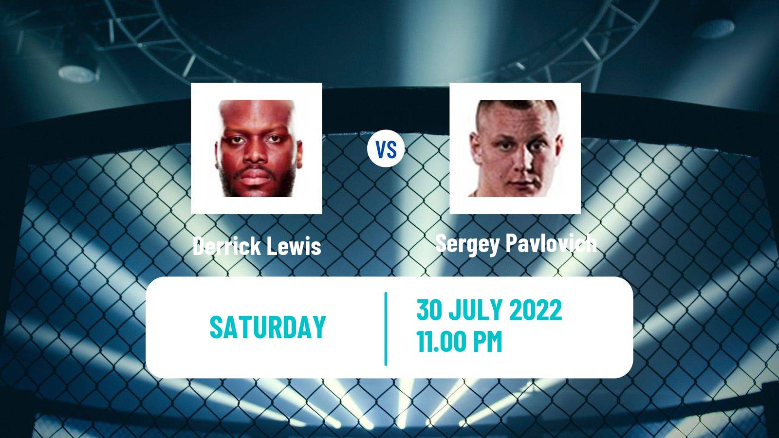 MMA MMA Derrick Lewis - Sergey Pavlovich