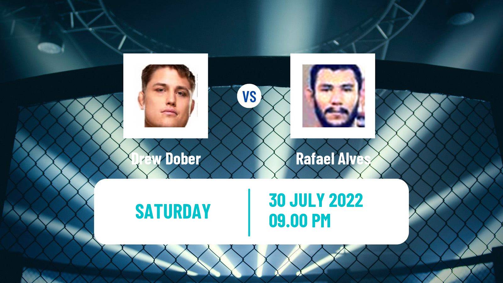 MMA MMA Drew Dober - Rafael Alves