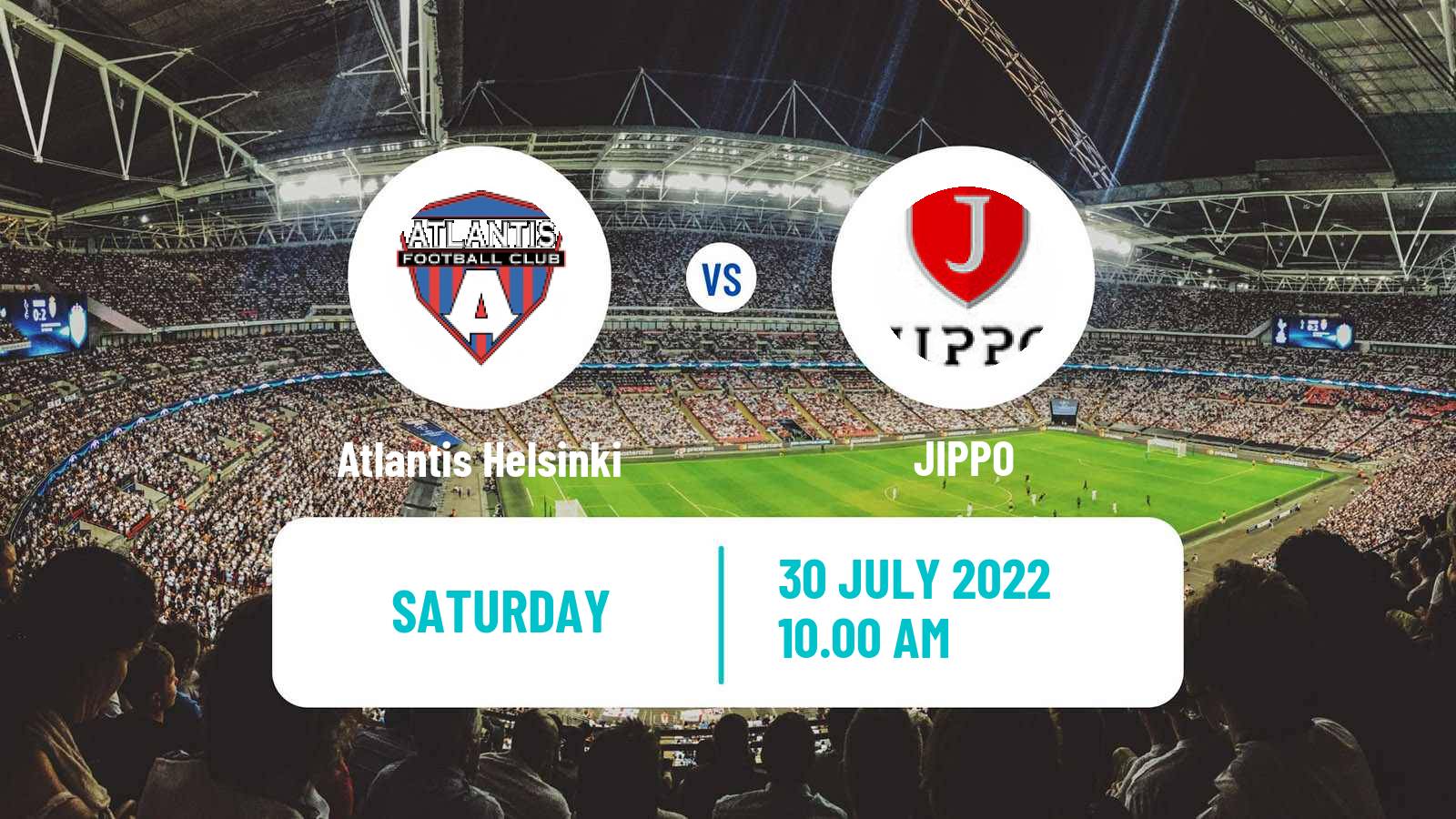 Soccer Finnish Kakkonen Group A Atlantis Helsinki - JIPPO