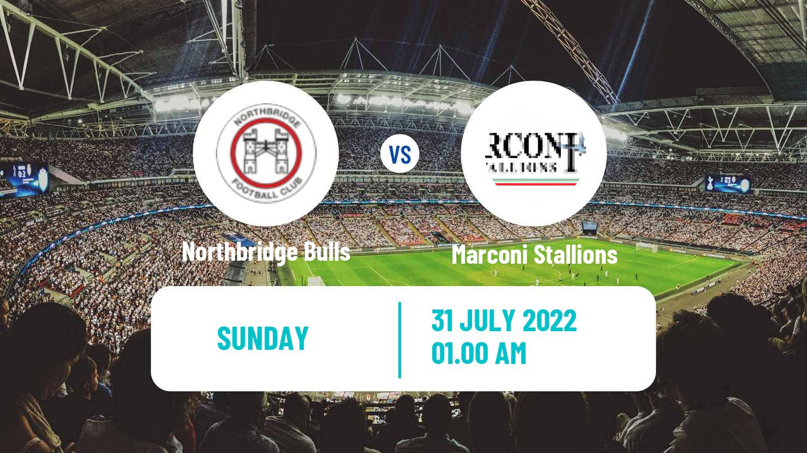 Soccer Australian NPL NSW Northbridge Bulls - Marconi Stallions