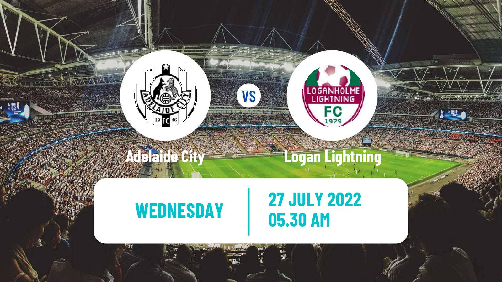 Soccer Australian Cup Adelaide City - Logan Lightning