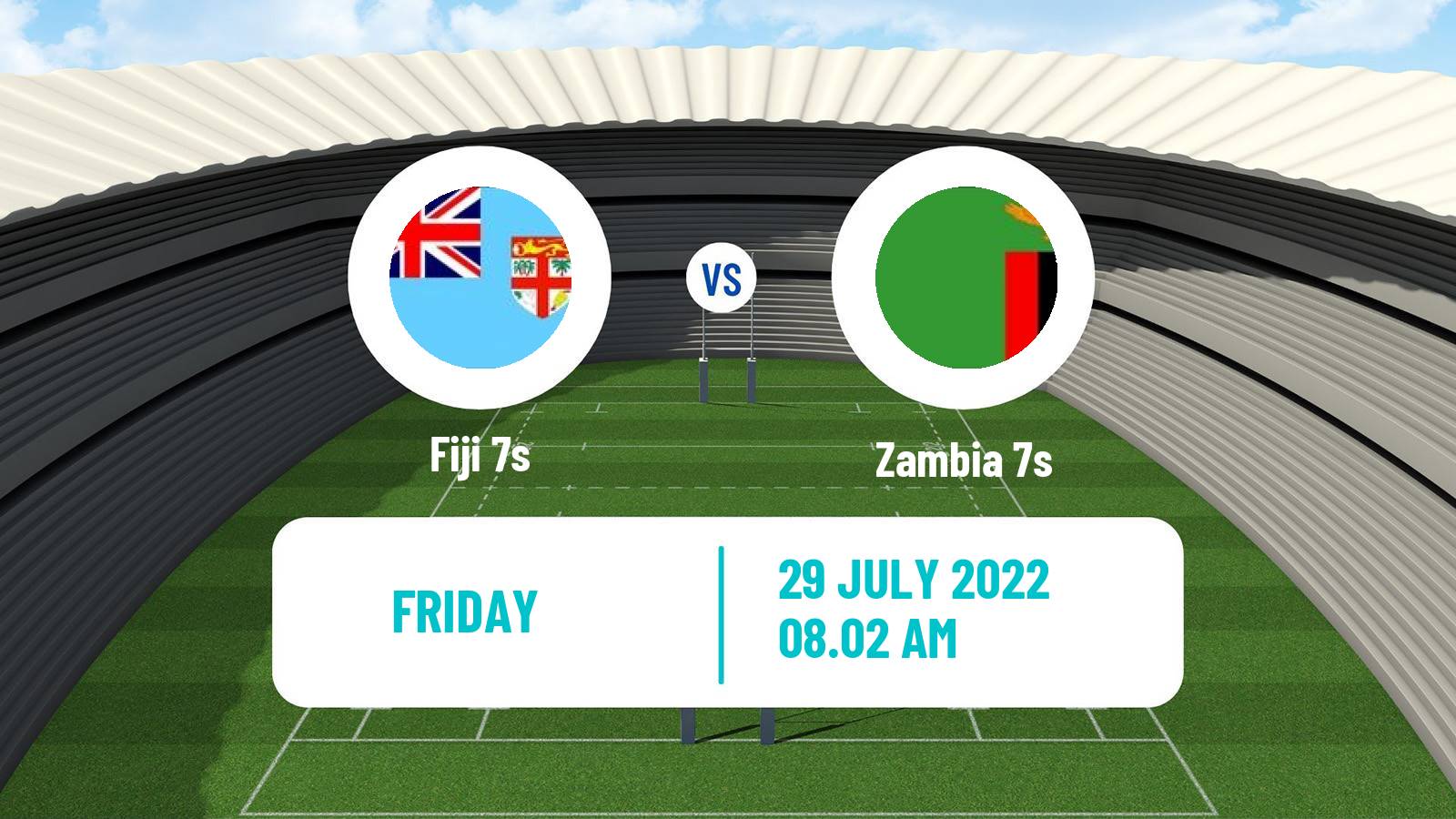 Rugby union Commonwealth Games 7s Rugby Fiji 7s - Zambia 7s