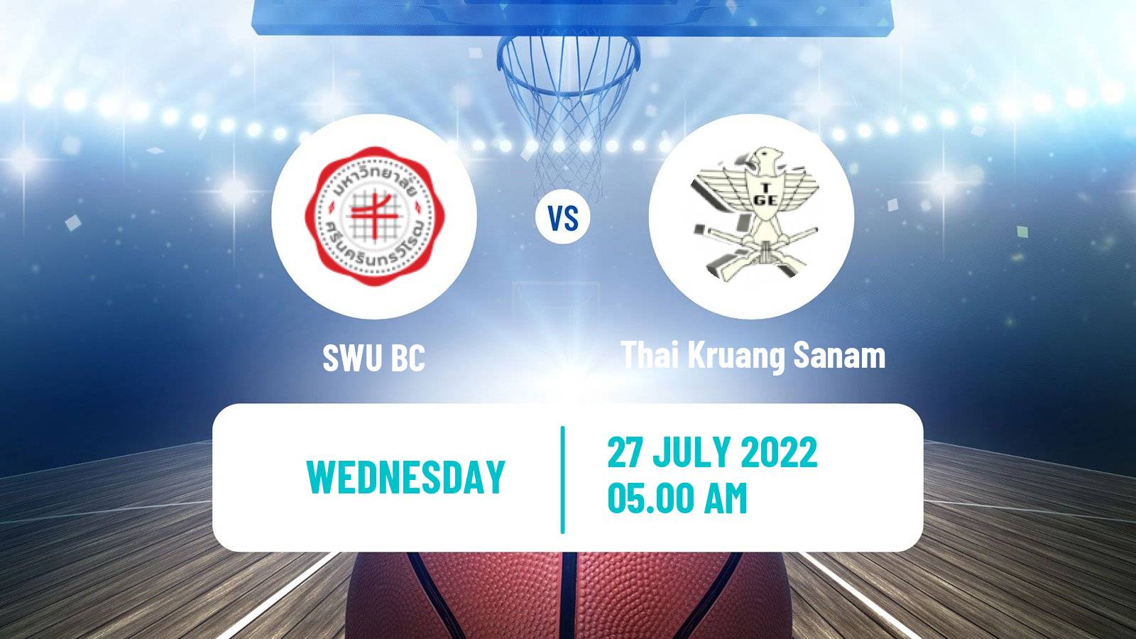 Basketball Thai TBL SWU - Thai Kruang Sanam