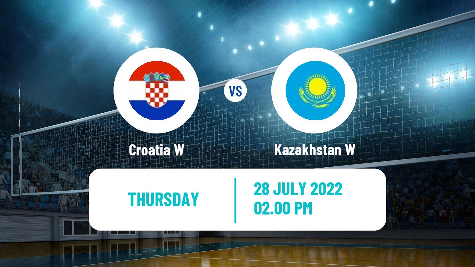 Volleyball Challenger Cup Volleyball Women Croatia W - Kazakhstan W