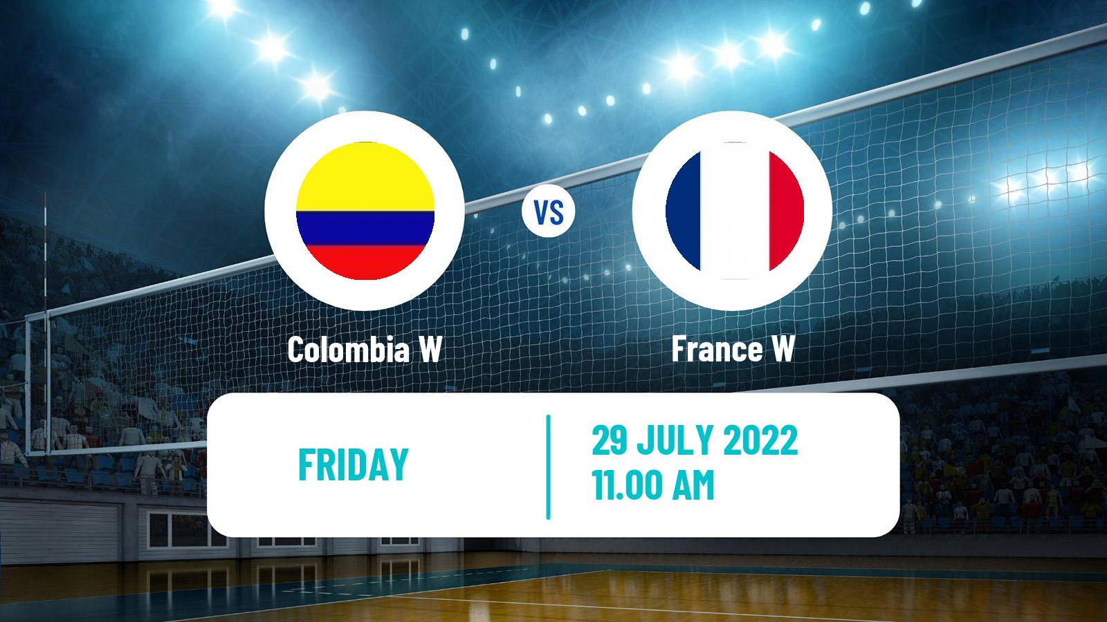 Volleyball Challenger Cup Volleyball Women Colombia W - France W