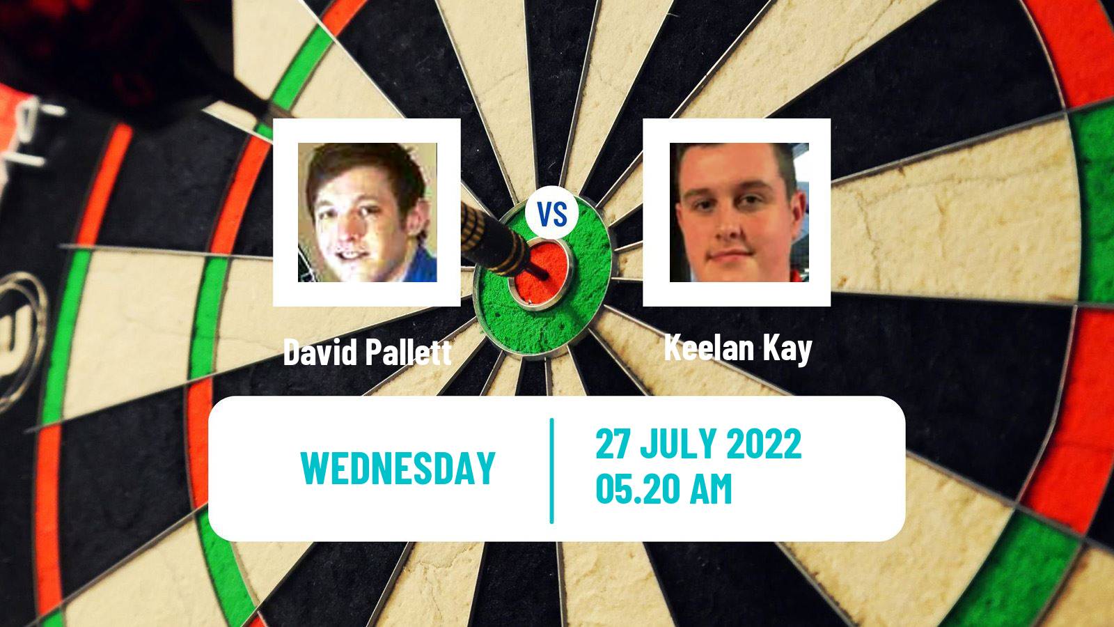 Darts Darts David Pallett - Keelan Kay