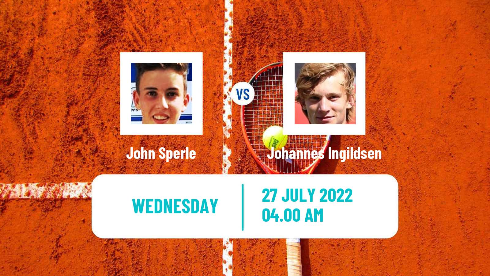 Tennis ITF Tournaments John Sperle - Johannes Ingildsen