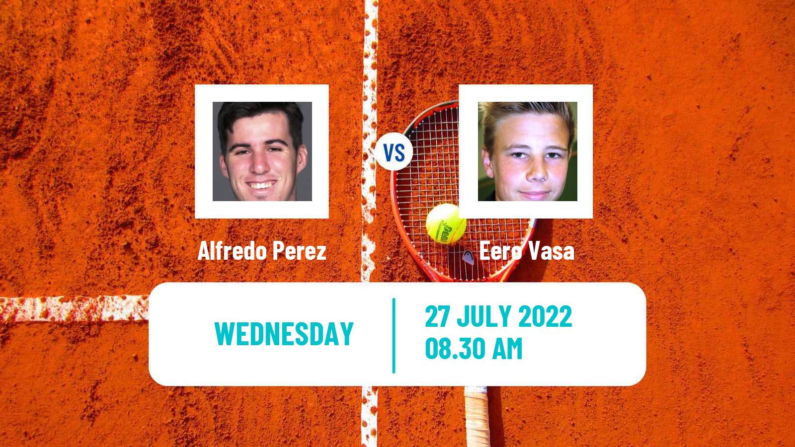 Tennis ITF Tournaments Alfredo Perez - Eero Vasa