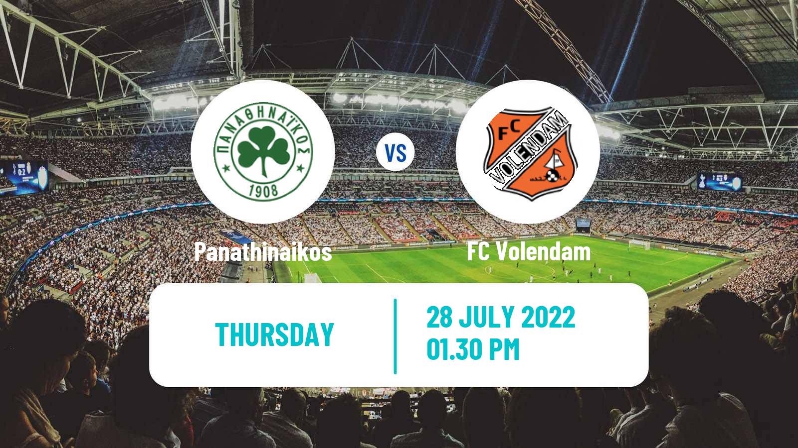 Soccer Club Friendly Panathinaikos - Volendam