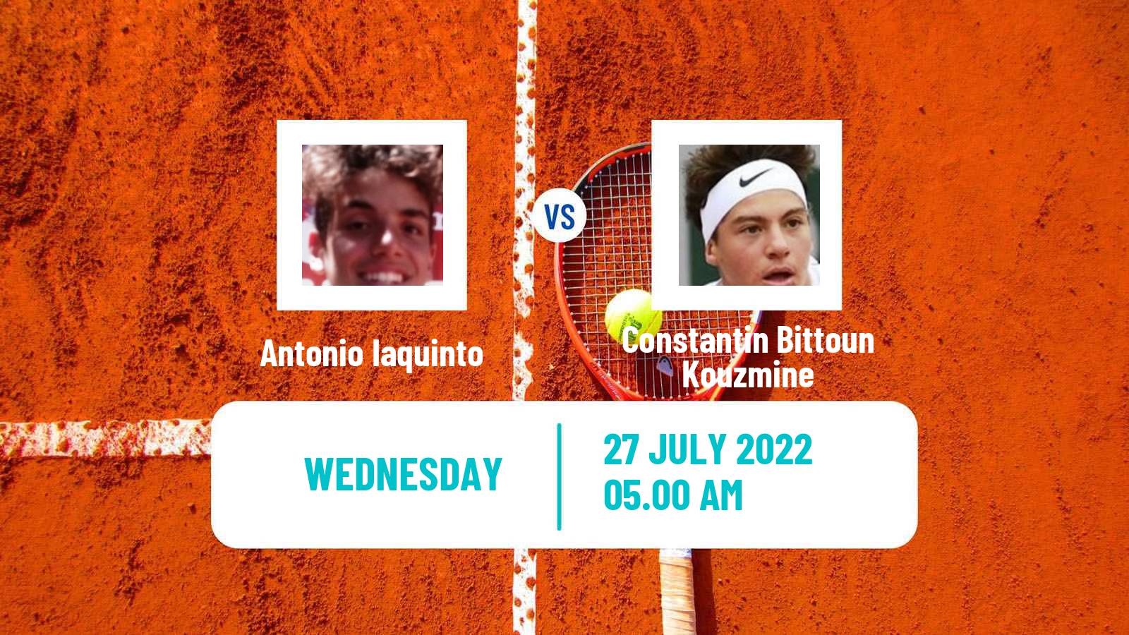 Tennis ITF Tournaments Antonio Iaquinto - Constantin Bittoun Kouzmine