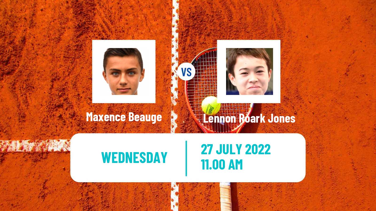 Tennis ITF Tournaments Maxence Beauge - Lennon Roark Jones