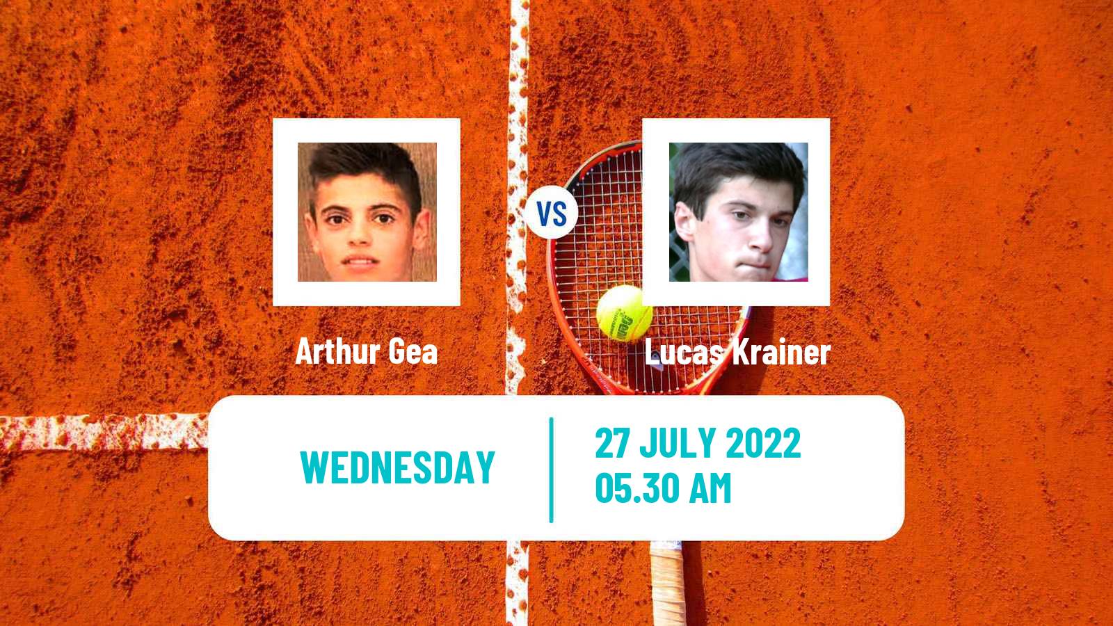 Tennis ITF Tournaments Arthur Gea - Lucas Krainer