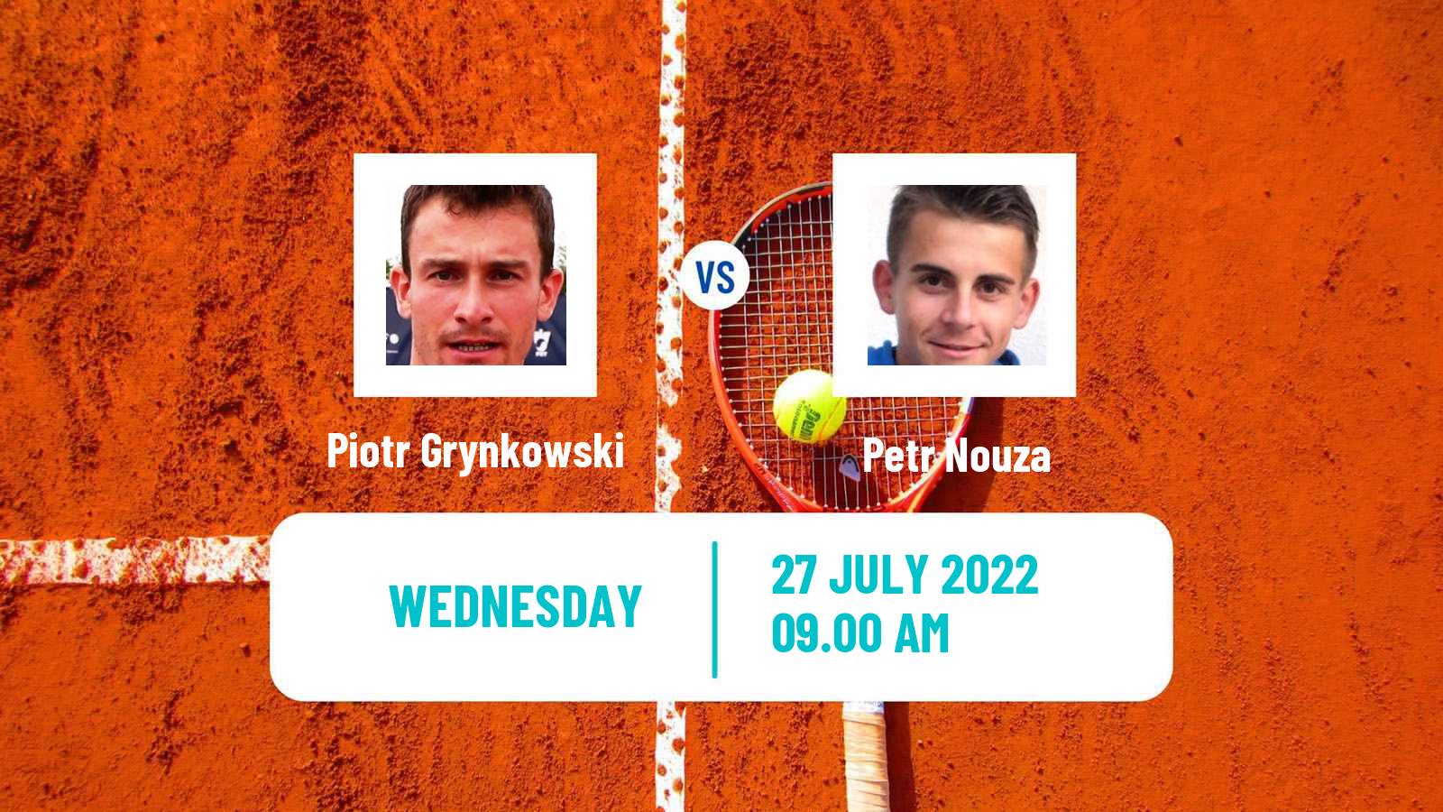 Tennis ITF Tournaments Piotr Grynkowski - Petr Nouza