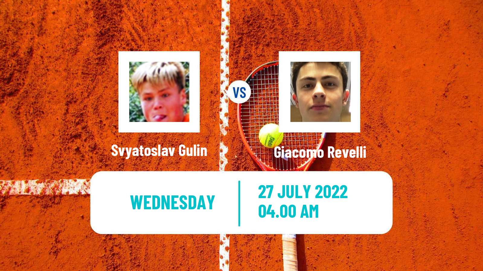 Tennis ITF Tournaments Svyatoslav Gulin - Giacomo Revelli