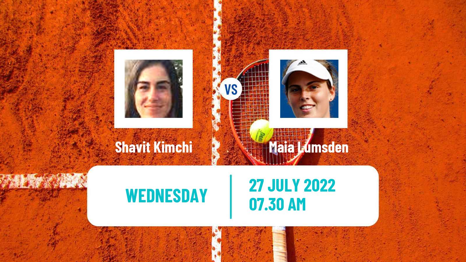 Tennis ITF Tournaments Shavit Kimchi - Maia Lumsden