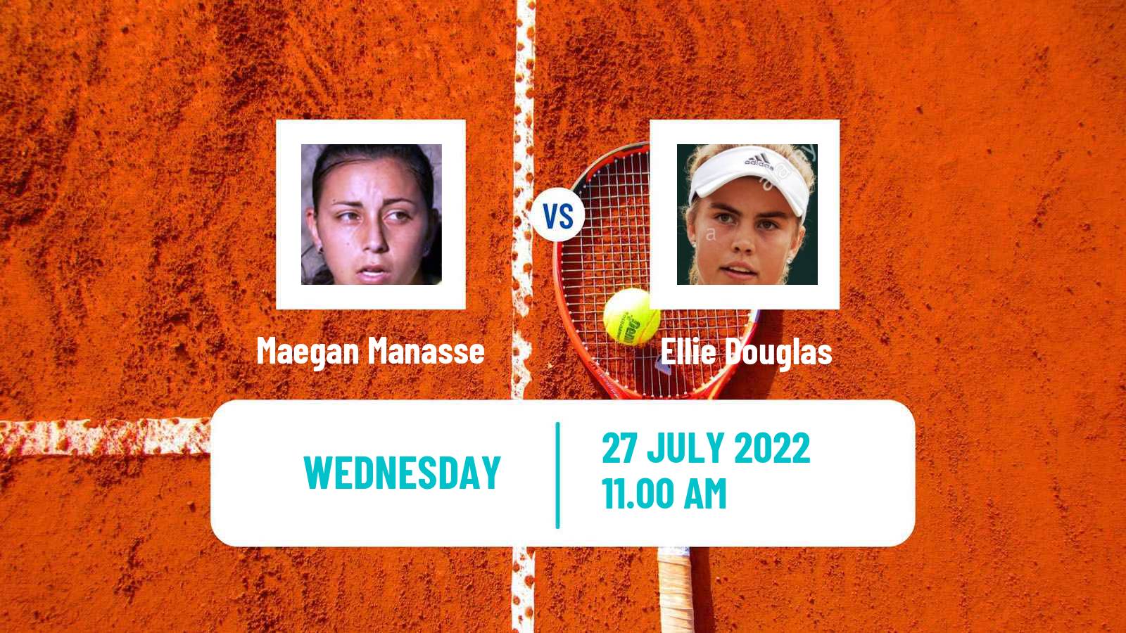 Tennis ITF Tournaments Maegan Manasse - Ellie Douglas