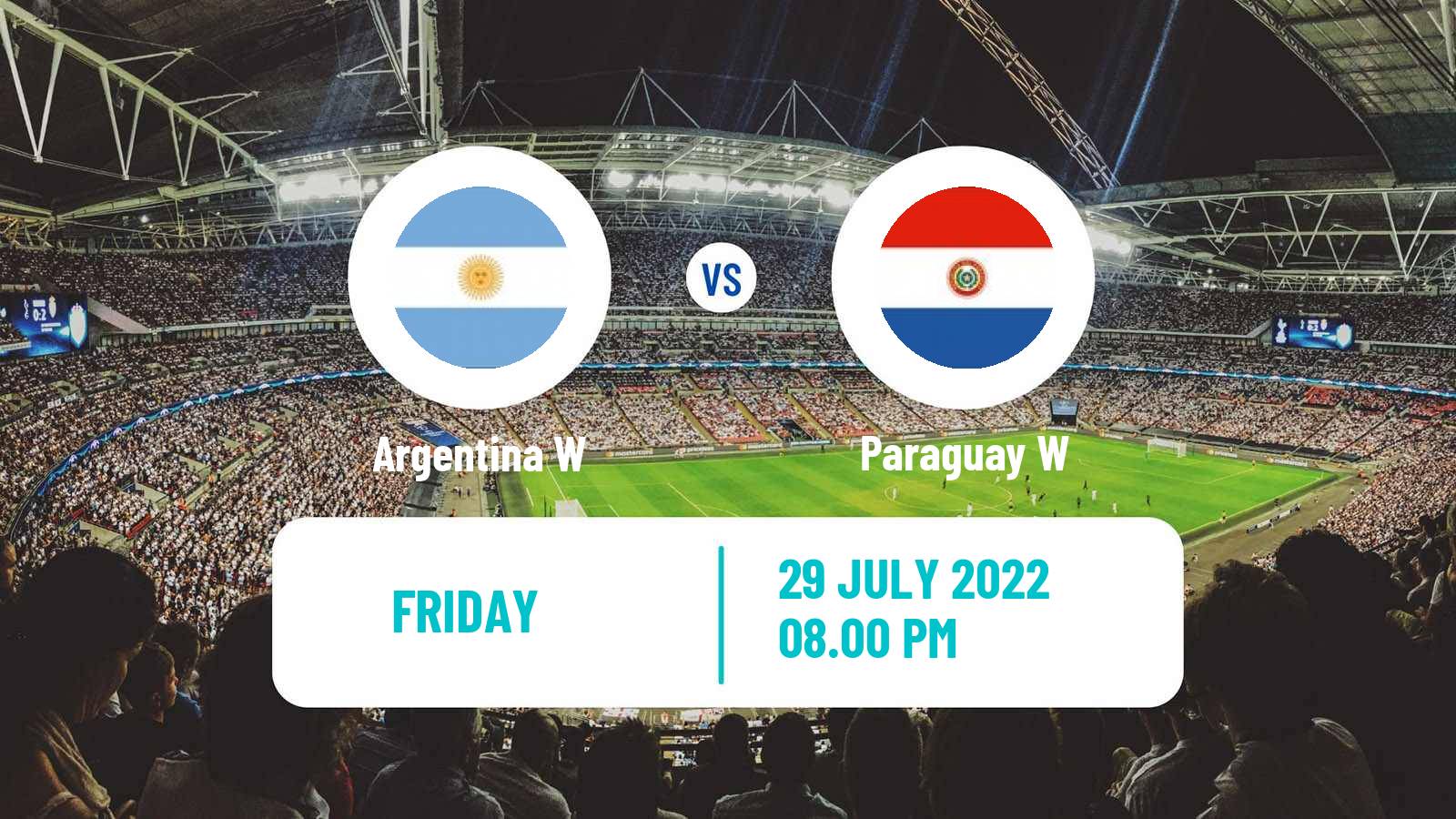 Soccer Copa America Women Argentina W - Paraguay W