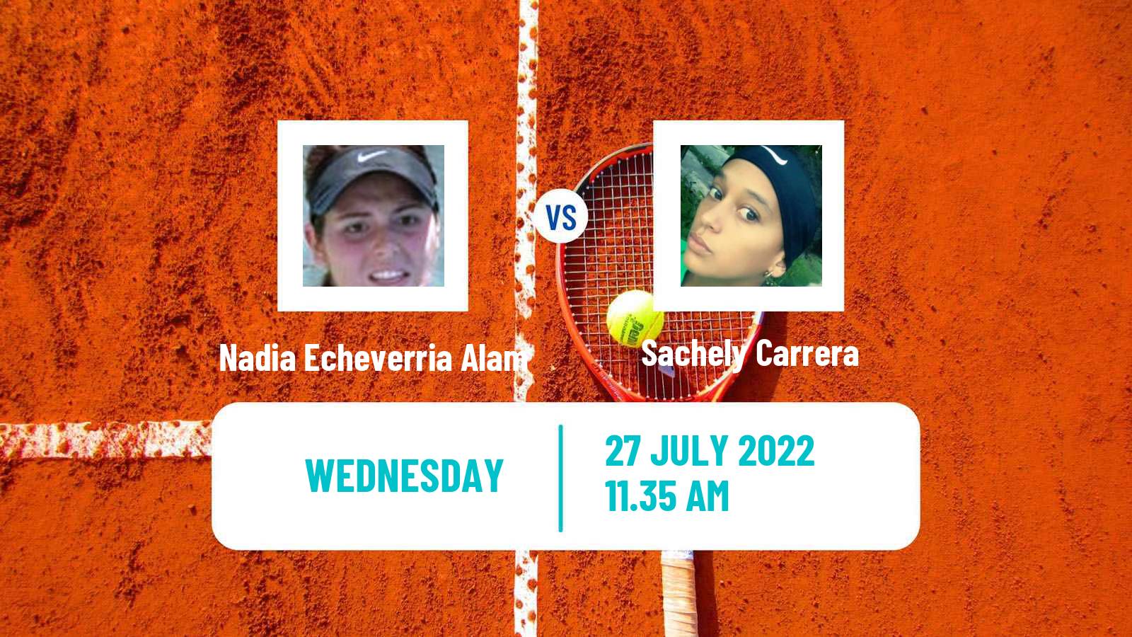 Tennis WTA Billie Jean King Cup Group II Nadia Echeverria Alam - Sachely Carrera