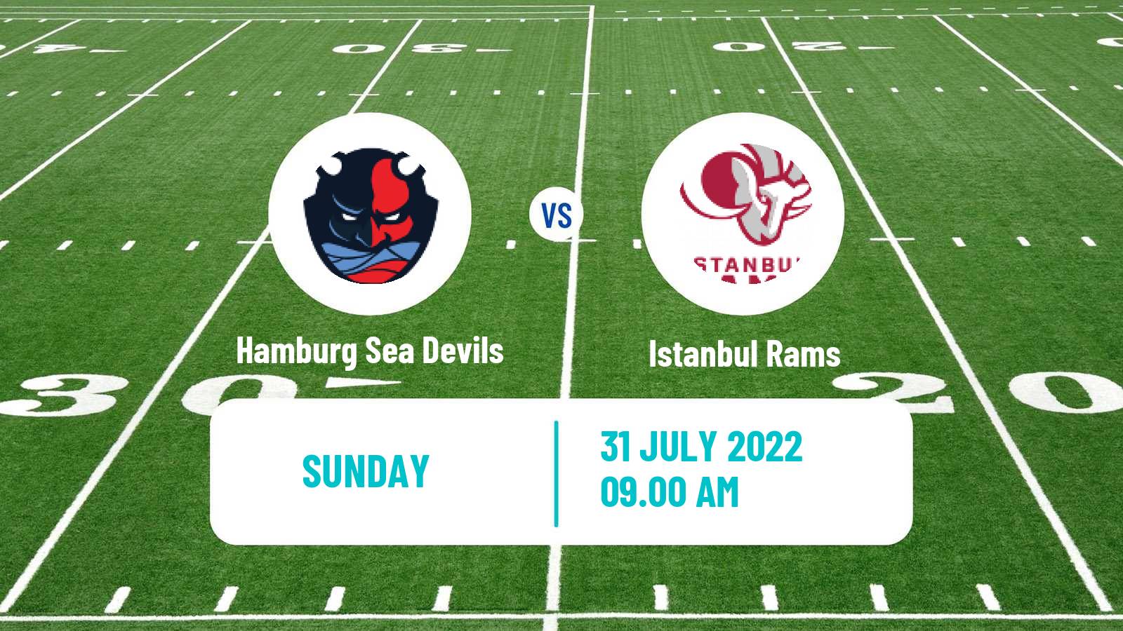 American football European League of American Football Hamburg Sea Devils - Istanbul Rams