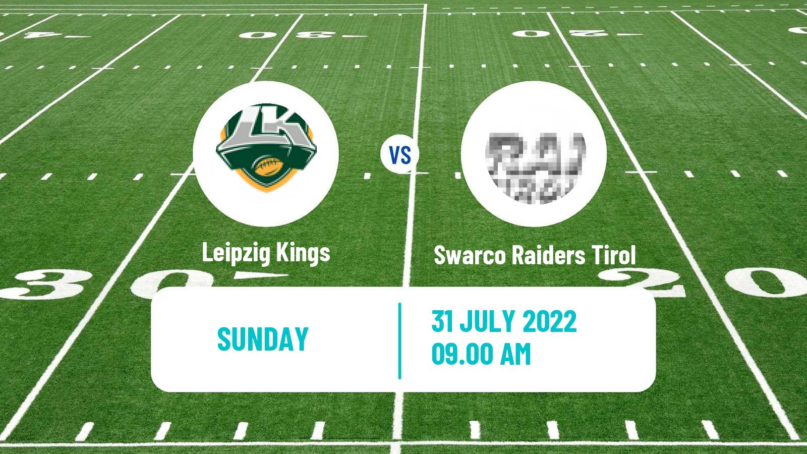 American football European League of American Football Leipzig Kings - Swarco Raiders Tirol