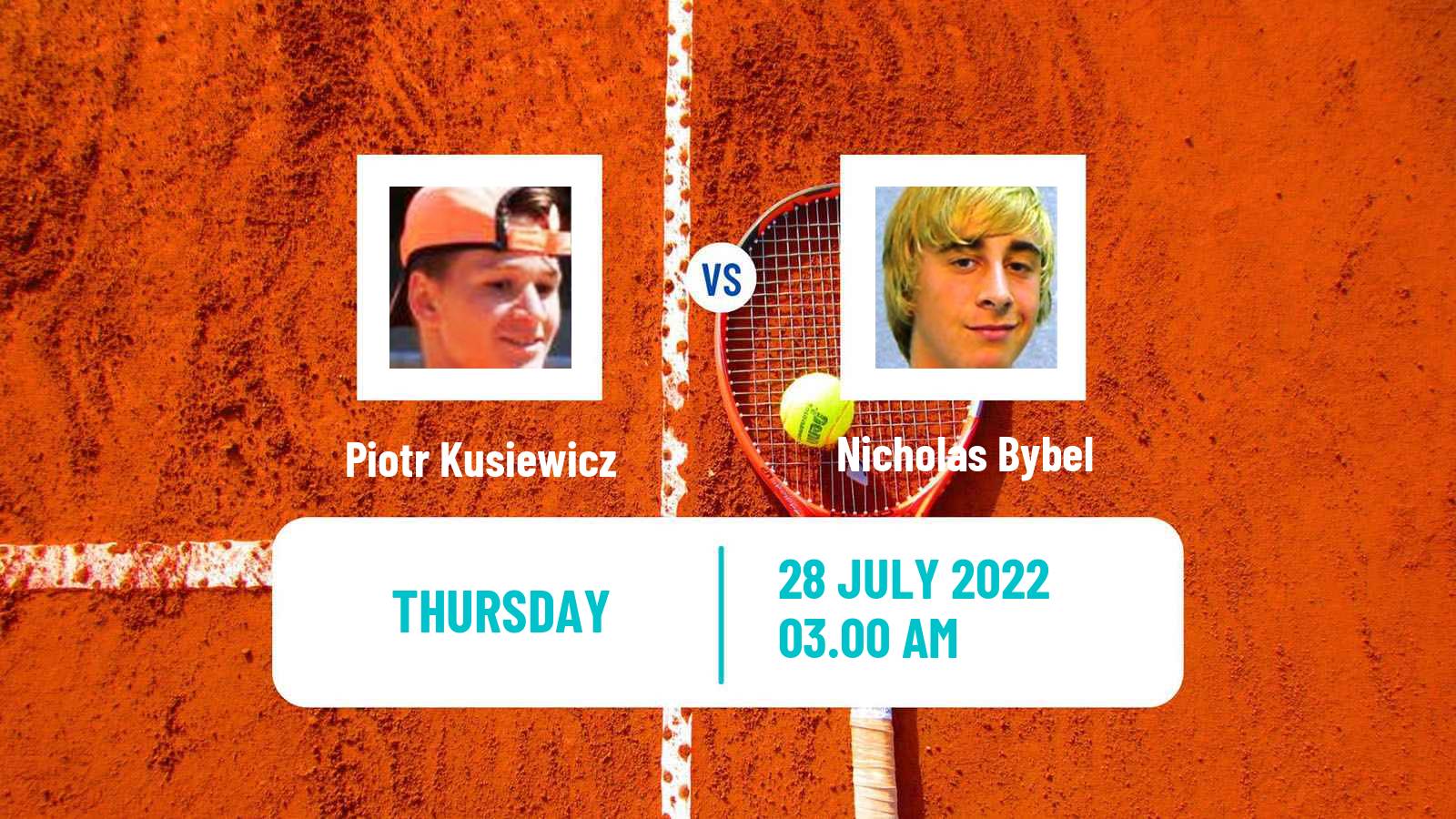Tennis ITF Tournaments Piotr Kusiewicz - Nicholas Bybel
