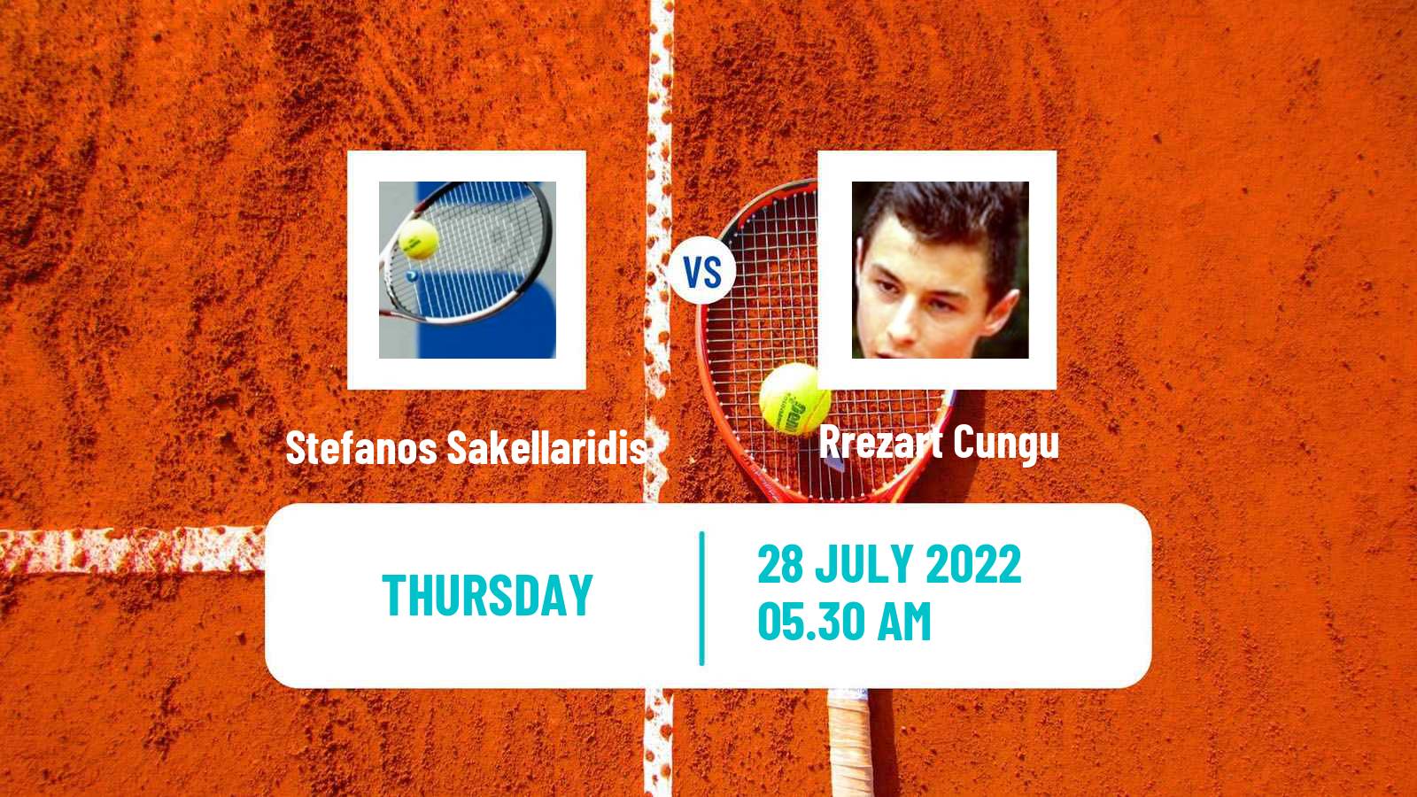 Tennis ITF Tournaments Stefanos Sakellaridis - Rrezart Cungu