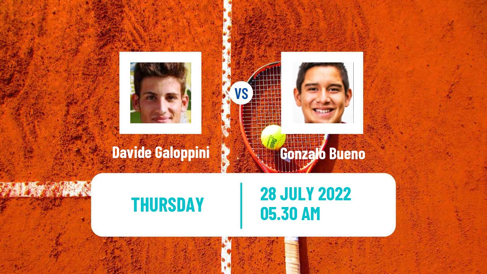 Tennis ITF Tournaments Davide Galoppini - Gonzalo Bueno