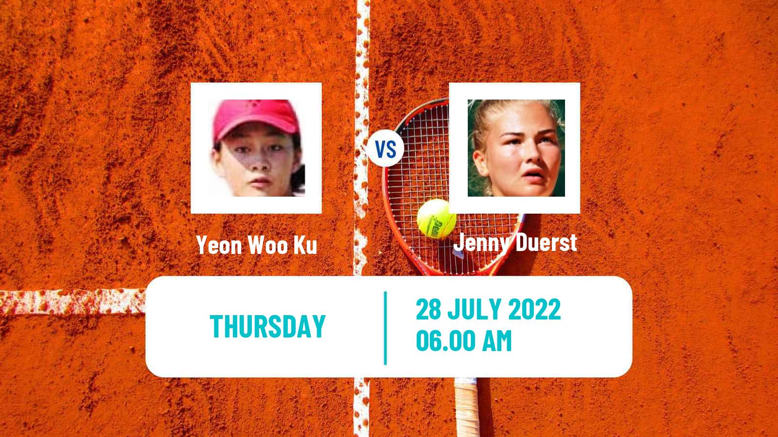 Tennis ITF Tournaments Yeon Woo Ku - Jenny Duerst