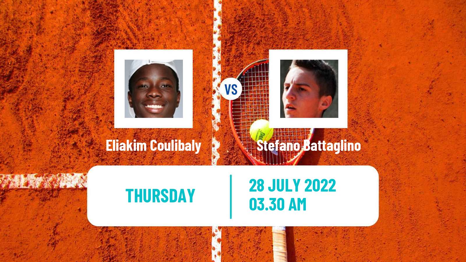 Tennis ITF Tournaments Eliakim Coulibaly - Stefano Battaglino