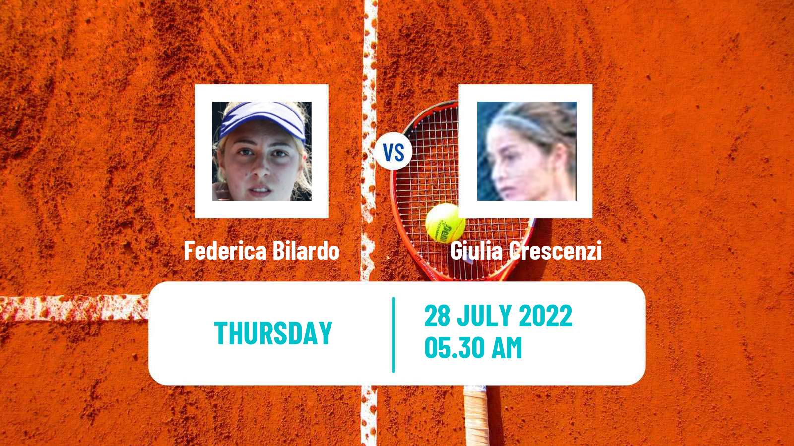 Tennis ITF Tournaments Federica Bilardo - Giulia Crescenzi