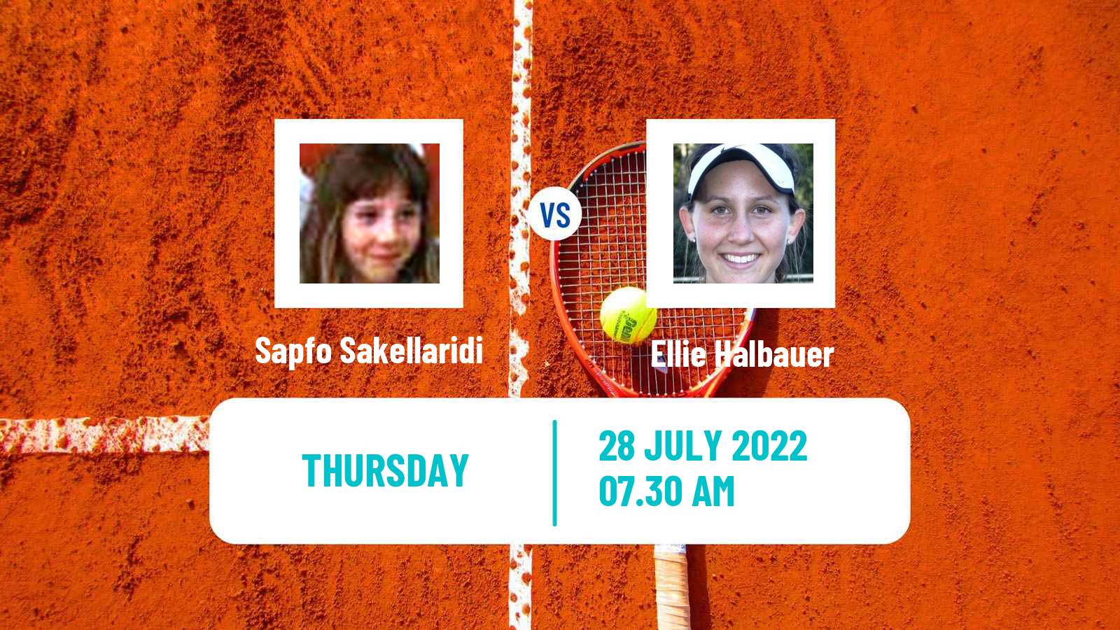 Tennis ITF Tournaments Sapfo Sakellaridi - Ellie Halbauer