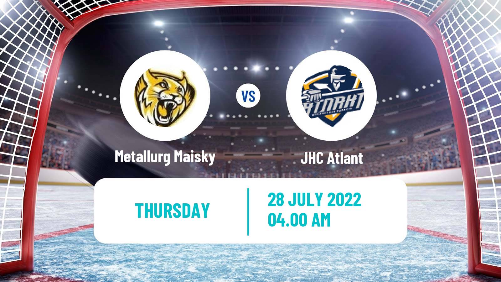 Hockey Club Friendly Ice Hockey Metallurg Maisky - Atlant