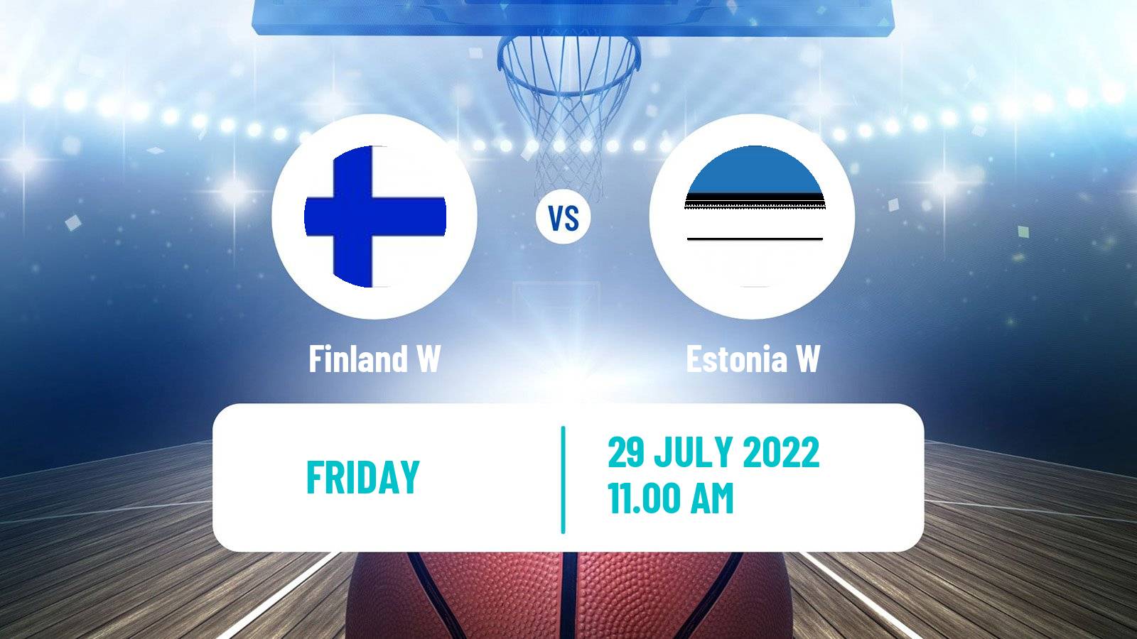 Basketball Friendly International Basketball Women Finland W - Estonia W