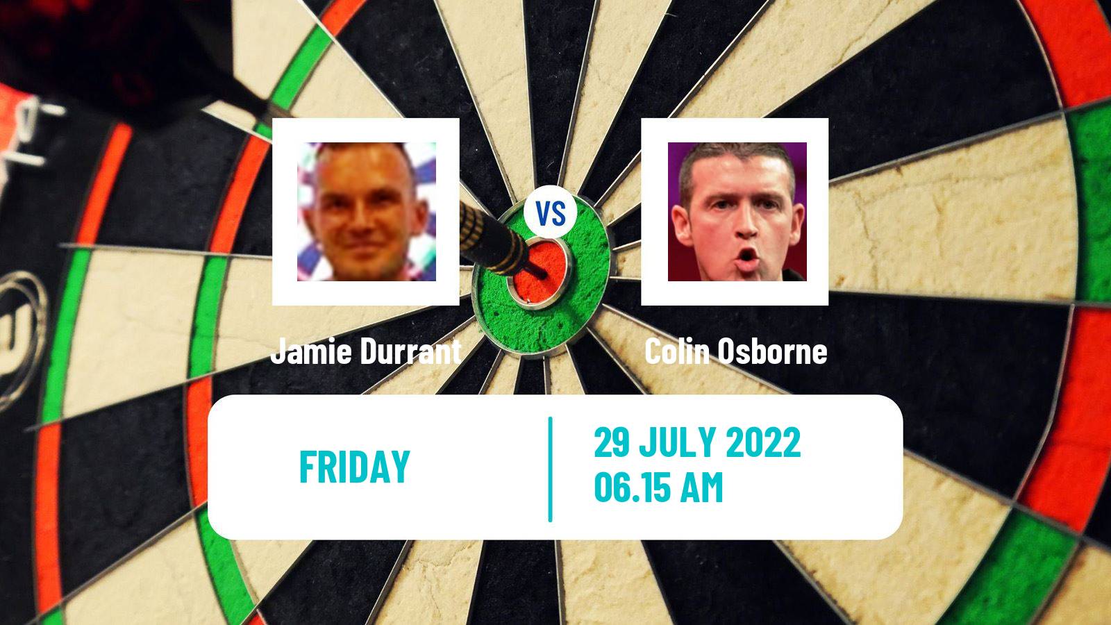 Darts Darts Jamie Durrant - Colin Osborne