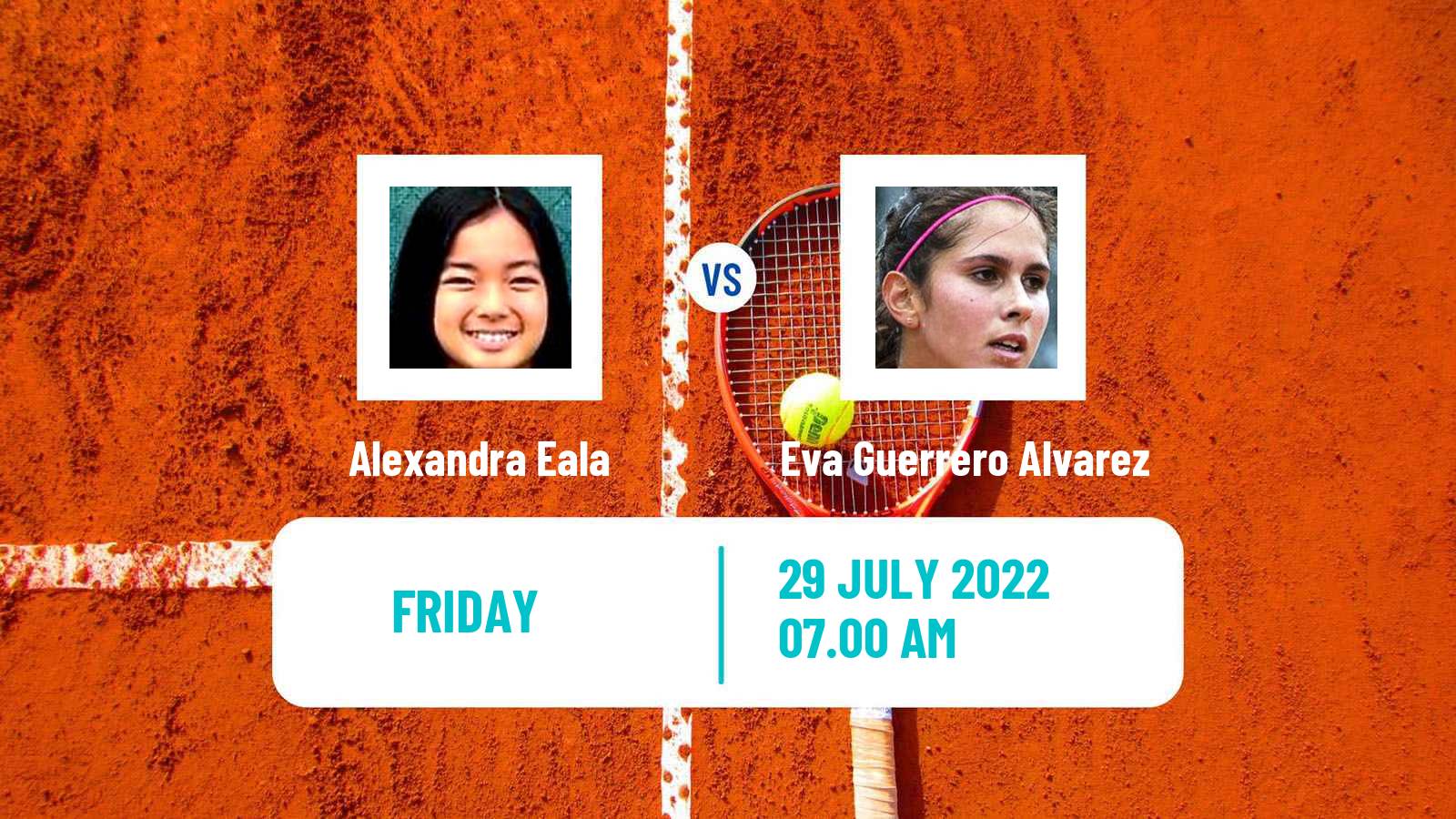 Tennis ITF Tournaments Alexandra Eala - Eva Guerrero Alvarez