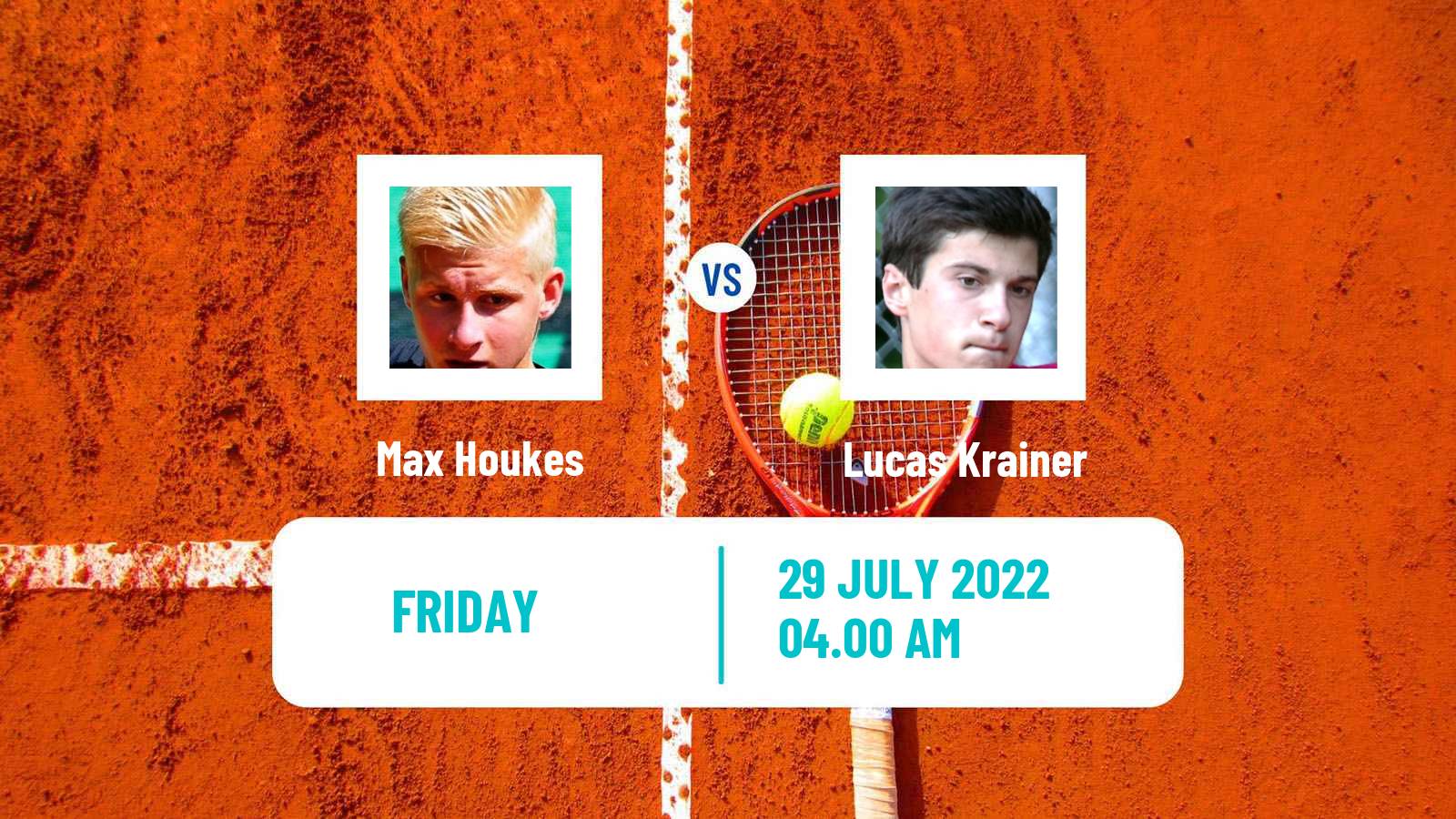 Tennis ITF Tournaments Max Houkes - Lucas Krainer