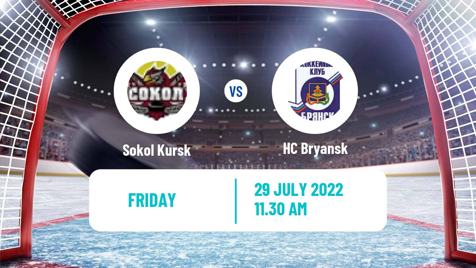 Hockey Club Friendly Ice Hockey Sokol Kursk - Bryansk