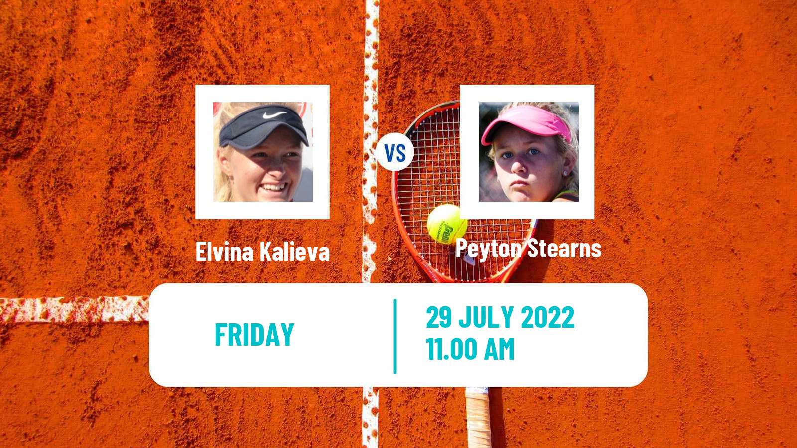 Tennis ITF Tournaments Elvina Kalieva - Peyton Stearns