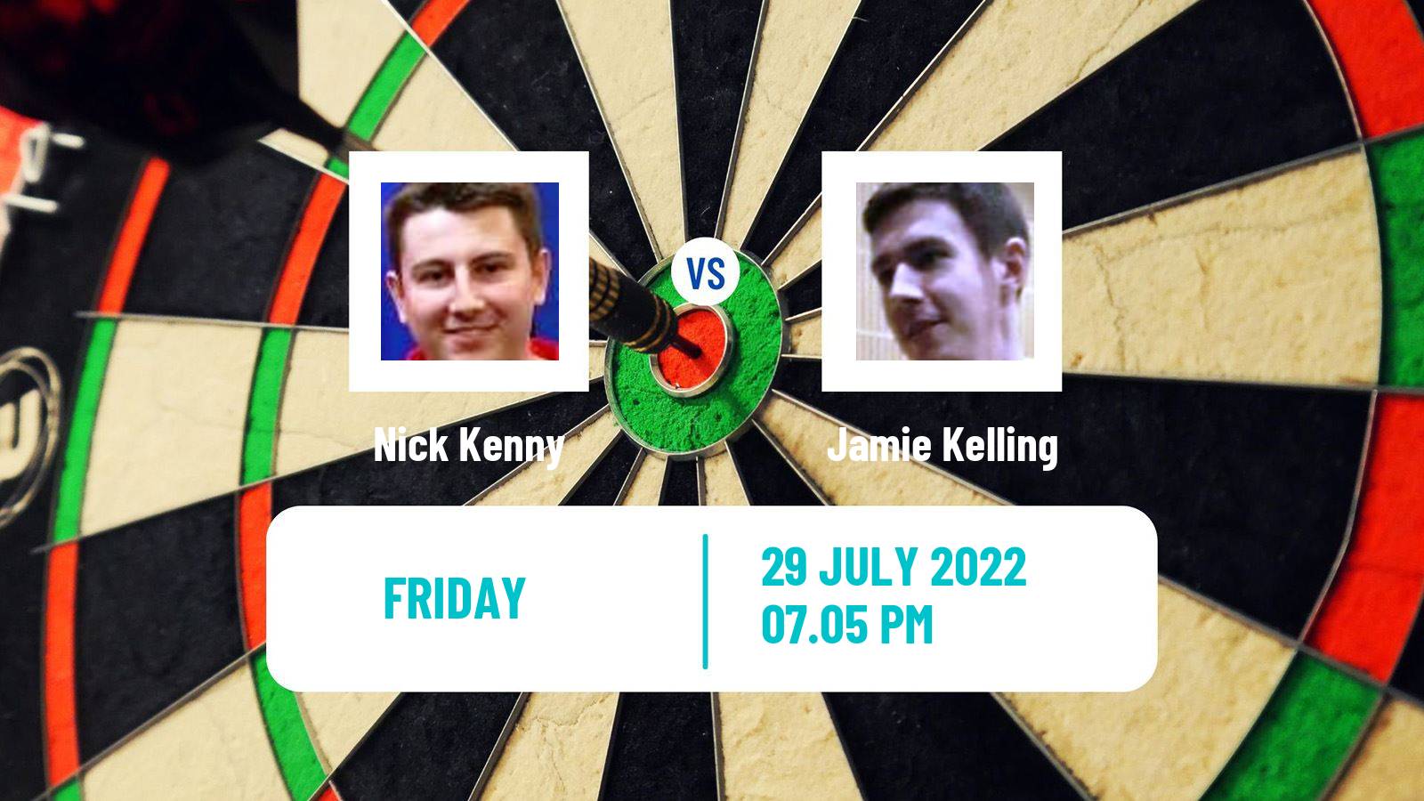 Darts Darts Nick Kenny - Jamie Kelling