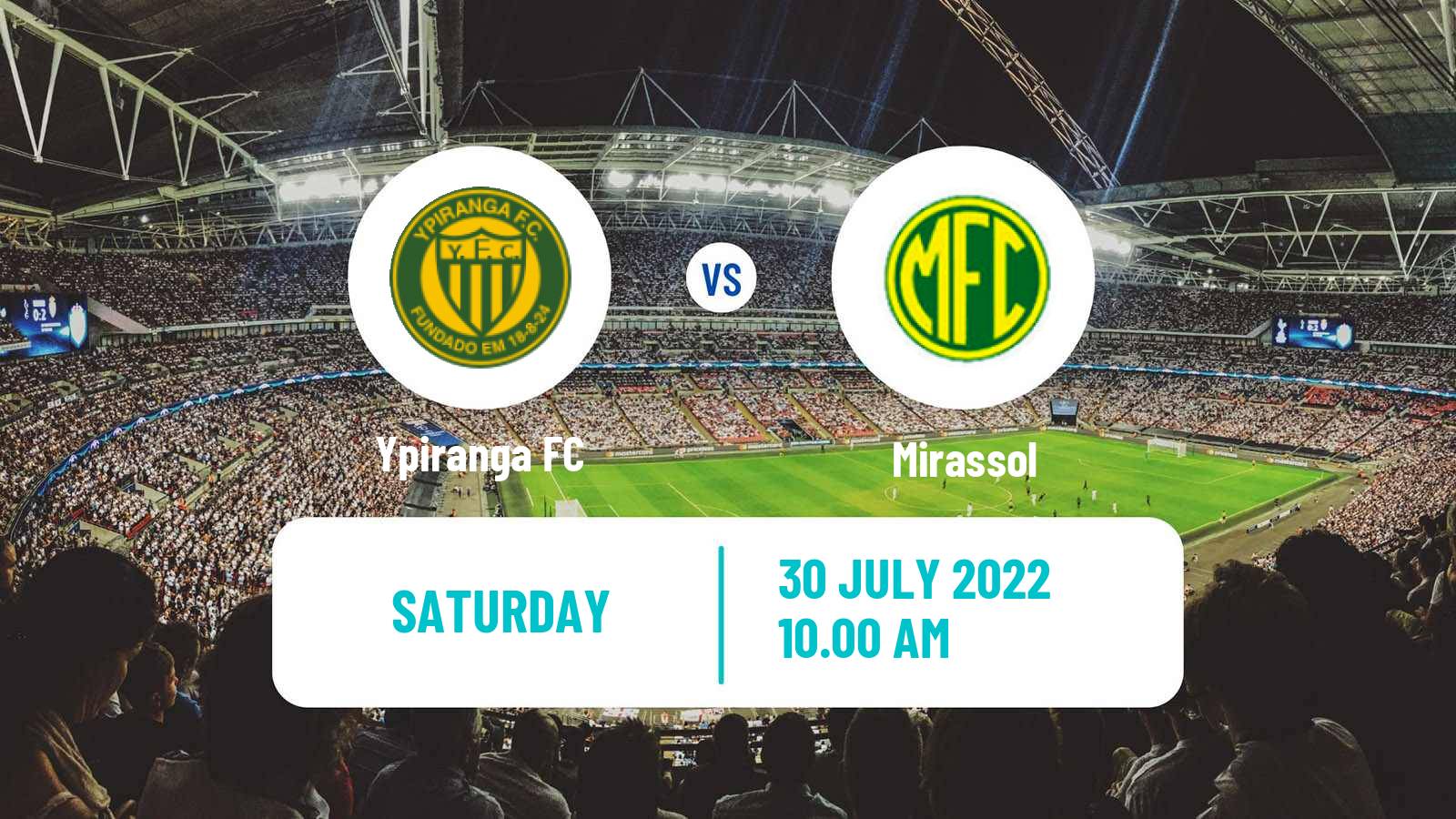 Soccer Brazilian Serie C Ypiranga - Mirassol