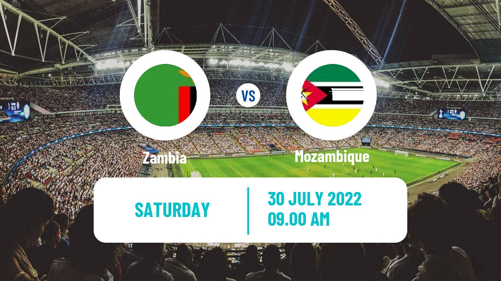 Soccer African Nations Championship Zambia - Mozambique