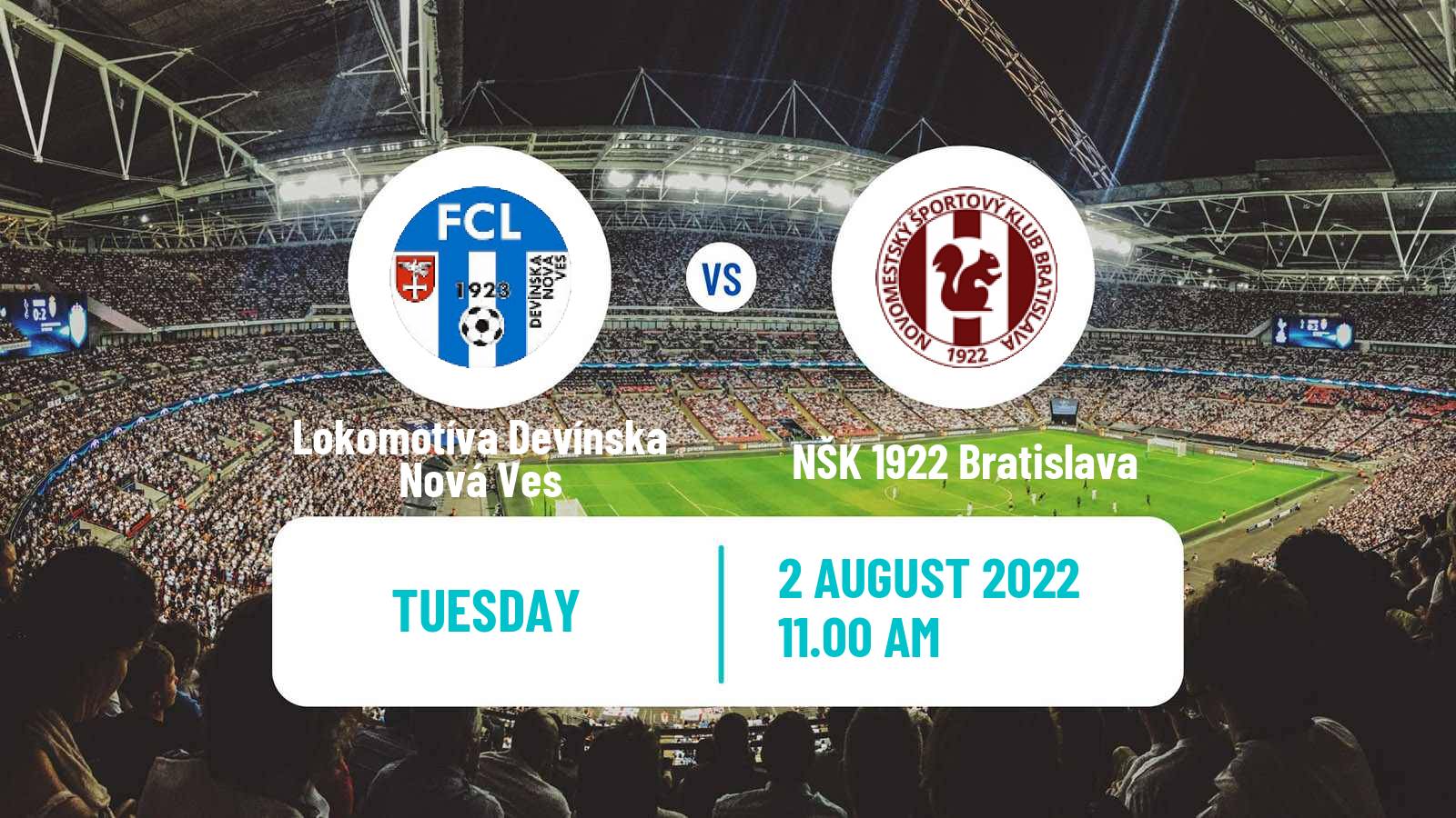 Soccer Slovak Cup Lokomotíva Devínska Nová Ves - NŠK 1922 Bratislava