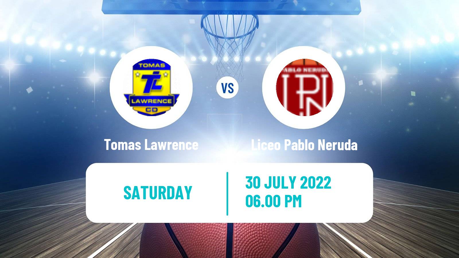 Basketball Chilean LNB 2 Tomas Lawrence - Liceo Pablo Neruda