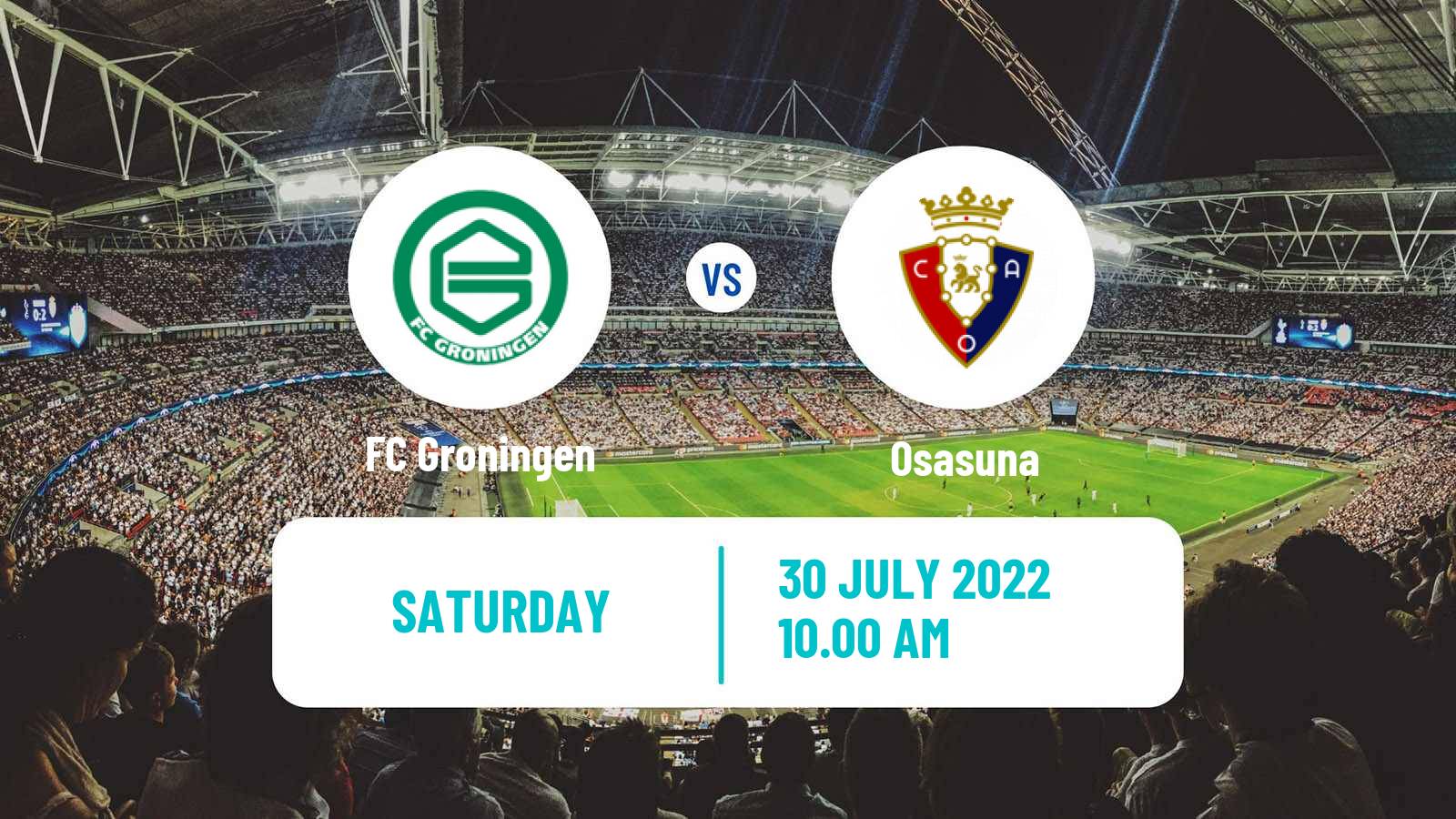 Soccer Club Friendly Groningen - Osasuna