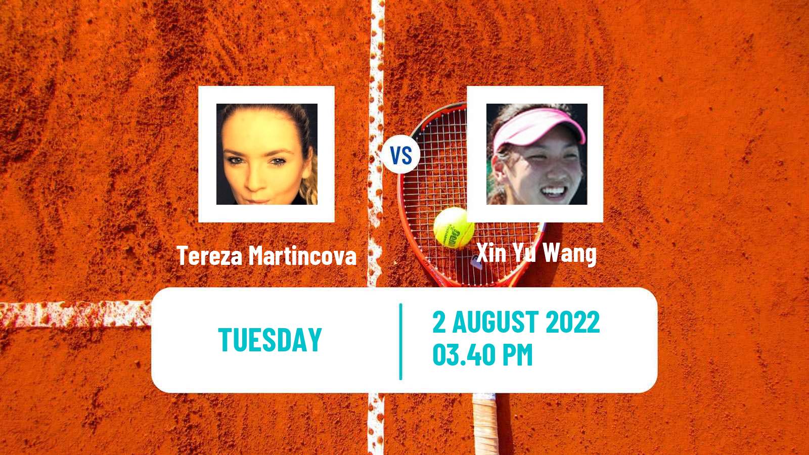 Tennis WTA Washington Tereza Martincova - Xin Yu Wang