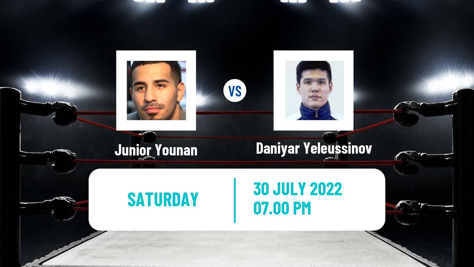 Boxing Boxing Junior Younan - Daniyar Yeleussinov